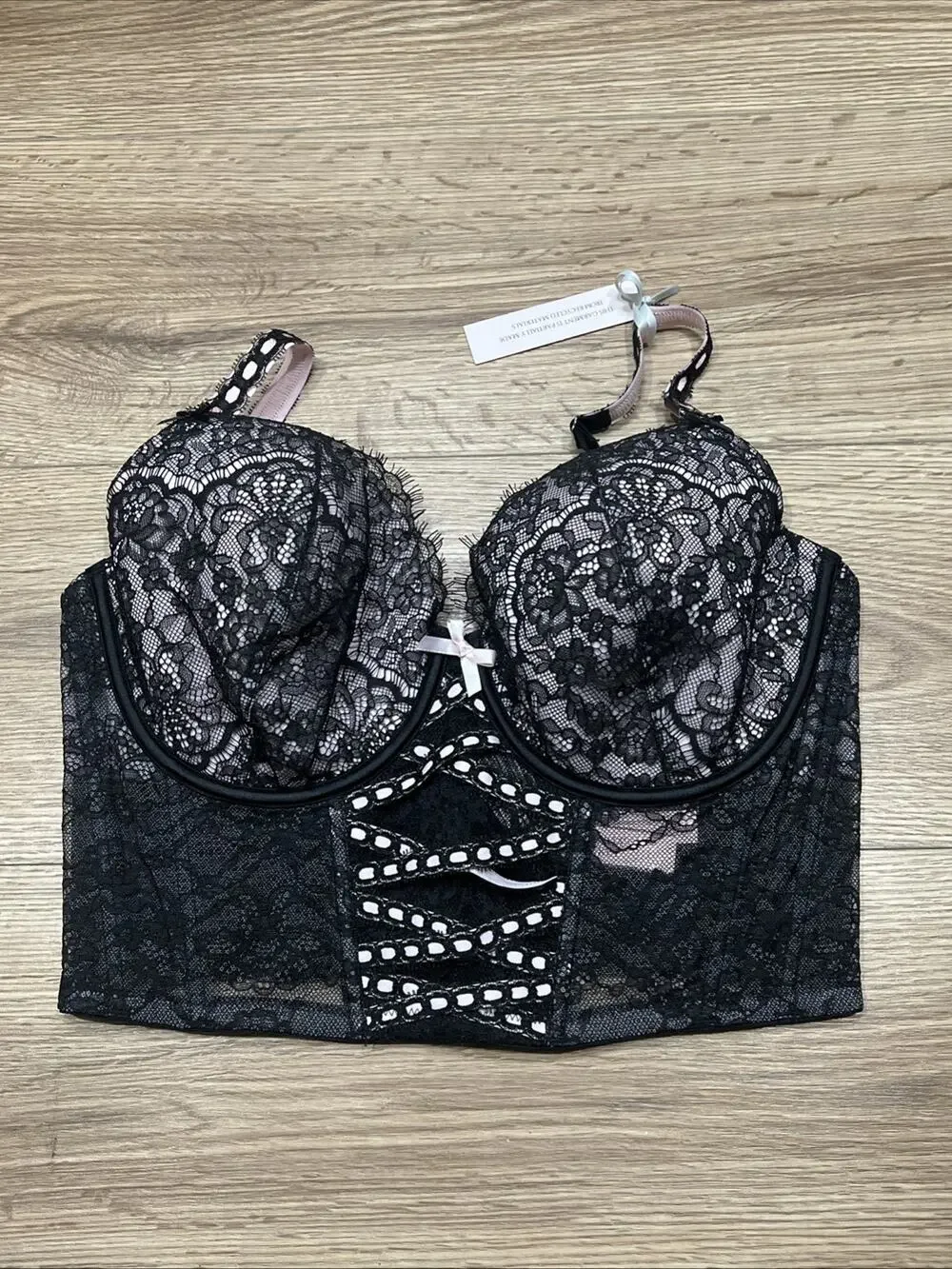 Victorias Secret Corset Bra Top Medium DD (A70)